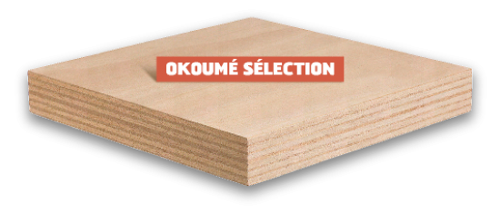 Plykit - Tablero contrachapado de Ókume Mixto 1200X600X10 mm